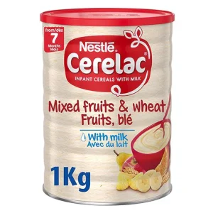 Cerlac Mixed Fruit & Wheat Baby Cereal 1kg – Nutritious Infant Food